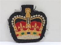 WW2 British Warrant Officer Badge-Queens Crown