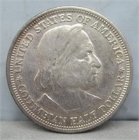 1893 Columbian expo comm. Silver half dollar.