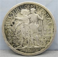 1921 Missouri centennial silver half dollar.