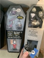 2 PC NIGHTMARE BEFORE CHRISTMAS DOLLS (SEALED)