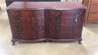 Mahogany Chippendale Double Dresser