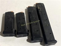 (4) Full Magazines of 9mm Luger Ammo