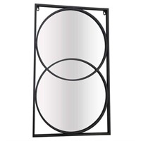 Silverwood EL Decor Flat Black Wall Mirror  Made o