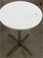 Round Table - Metal Legs 17.75" D x 29.25" H
