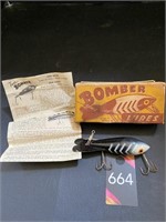 Vintage Bomber Fishing Lure
