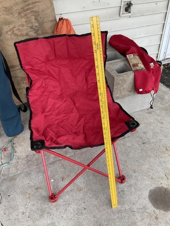Folding Sport Chair In Carry Tote