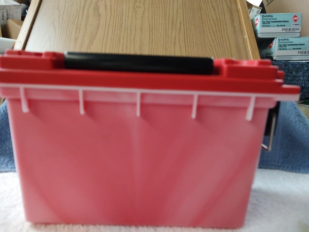 Plastic Ammo Box - 10" with Handle