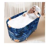 NEW Portable Bathtub for Adults, Summer Flower