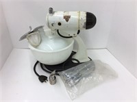 vintage sunbeam stand mixer and bowl