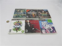 6 jeux pour Playstation 3 dont Hitman