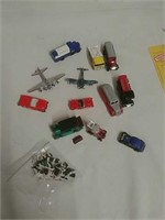 Group of Collectible toy cars and planes