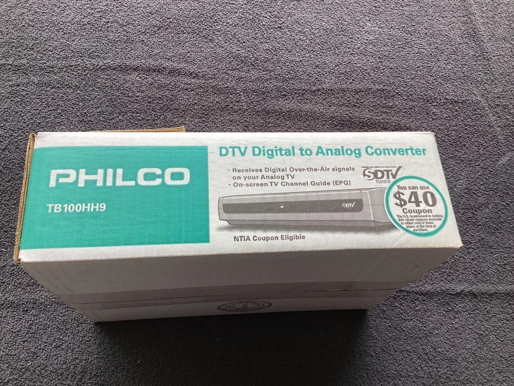 G1) Philco de TV, digital to analog converter in