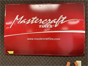 45" x 29.5" Mastercraft Tires Tin Sign