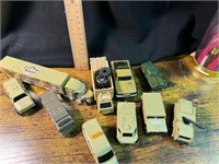 MILITARY VEHICLES TOY LOT