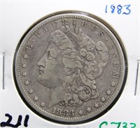 1883 MORGAN DOLLAR COIN