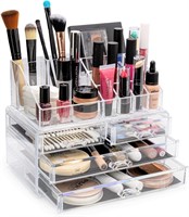 BROOKSTONE Makeup Organizer  Clear Acrylic Case