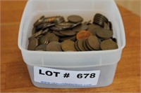 Approximately 460 Lincoln Wheat Pennies and 1