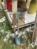 His and Her Garden Shovels