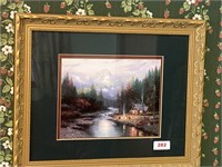 Framed Thomas Kincade print