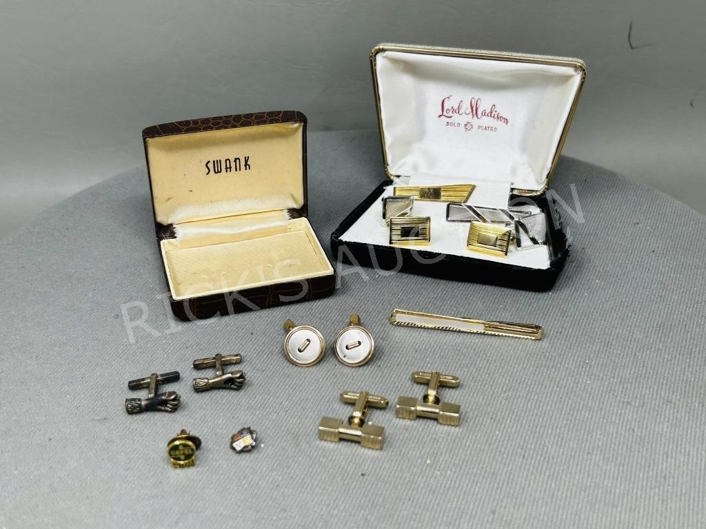 collection of Tie clips & cufflinks