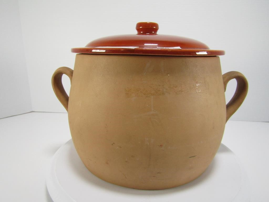 RED WING POTTERY LIDDED POT