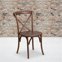 Flash Furniture Modern Pecan Accent Chair
