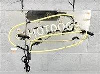 Vtg Neon Hot Dog Sign - Doesn't Light