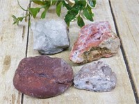 MIXED LOT ROCK STONE LAPIDARY SPECIMEN