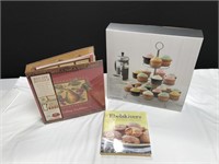 Cupcake Stand & Recipe Books