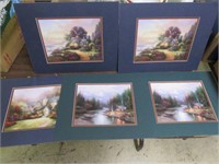 BOX - UNFRAMED THOMAS KINKADE PRINTS