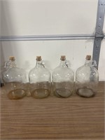 Qt of a set of 4 one-gallon jars