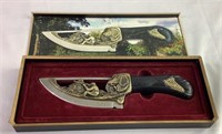 Heavy 9 inch collectors knife and box