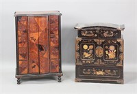 2 Japanese Tabletop Chests