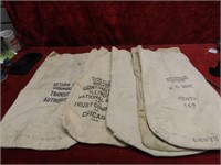 (5)Vintage bank bags.