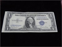 1935E Silver certificate US banknote.