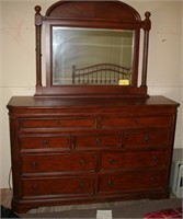 Dresser and mirror