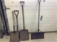 Shovels - lot of 4