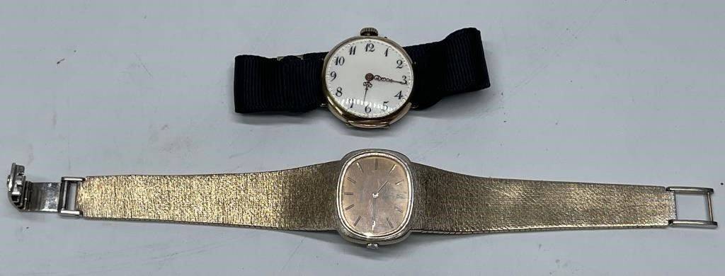 Two Vintage Wrist Watches