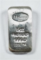 Italpreziosi  5 oz .999 silver bar   #ZD10714