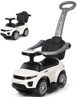 $70  Costzon 3 in 1 Ride on Push Car (White)