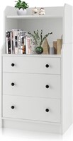 $130  GOFLAME 3-Drawer Dresser with Shelf  44 H