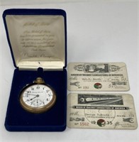 Hamilton Watch Co. Pocket Watch