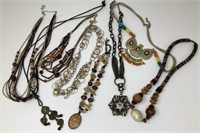 Ladies Earth Tone and Statement Necklaces