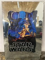 Vintage 1977 StarWars Hildebrandt Mirror Poster