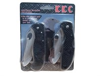 KKC 3 PC HUNTSMAN WILDLIFE COLLECTION KNIFE SET