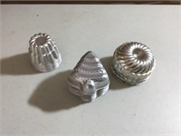 Aluminum jello molds