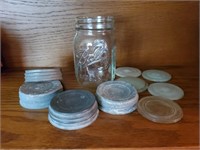 Ball canning jar, zinc lids