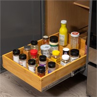 Fabsome Pull Out Cabinet Drawer Organizer, Sliding