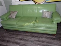 This Krug Green Leather Couch
