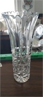 CUT GLASS VASE